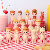 Sonny Angel Collectable Mini Cherub Figurines Snack Series Blind Box (1pc) Simple Sonny Angel